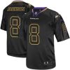 Nike Ravens #8 Lamar Jackson Lights Out Black Stitched NFL Elite Jersey