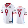 Nike Ravens #9 Justin Tucker NFL 2022 AFC Pro Bowl Game Jersey White