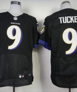 Nike Ravens #9 Justin Tucker Black Alternate Stitched NFL New Elite Jersey