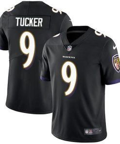 Nike Ravens #9 Justin Tucker Black Alternate Stitched NFL Vapor Untouchable Limited Jersey