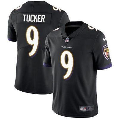 Nike Ravens #9 Justin Tucker Black Alternate Stitched NFL Vapor Untouchable Limited Jersey
