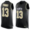 Nike Saints #13 Michael Thomas Black Team Color Stitched NFL Limited Tank Top Jersey