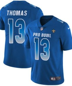 Nike Saints #13 Michael Thomas Royal Stitched NFL Limited NFC 2019 Pro Bowl Jersey