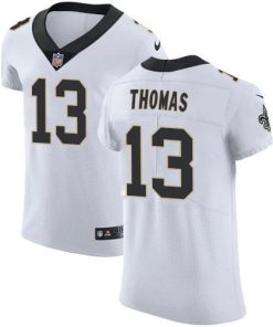 Nike Saints #13 Michael Thomas White Stitched NFL Vapor Untouchable Elite Jersey