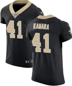 Nike Saints #41 Alvin Kamara Black Team Color Stitched NFL Vapor Untouchable Elite Jersey