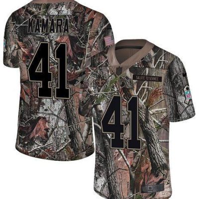 Nike Saints #41 Alvin Kamara Camo Stitched NFL Limited Rush Realtree Jersey