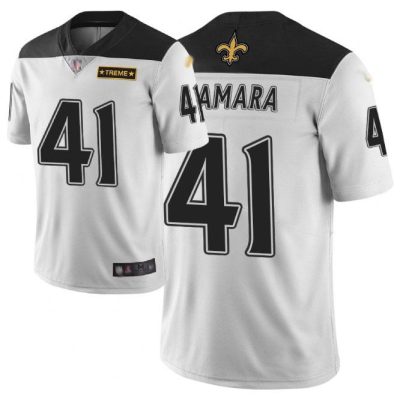 Nike Saints #41 Alvin Kamara White Stitched NFL Limited City Edition Jersey