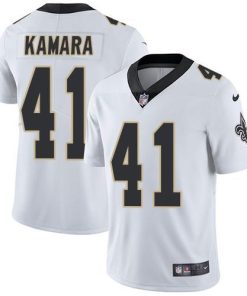 Nike Saints #41 Alvin Kamara White Stitched NFL Vapor Untouchable Limited Jersey