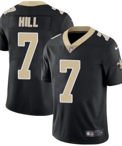 Nike Saints #7 Taysom Hill Black Team Color Stitched NFL Vapor Untouchable Limited Jersey
