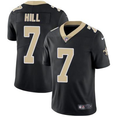 Nike Saints #7 Taysom Hill Black Team Color Stitched NFL Vapor Untouchable Limited Jersey