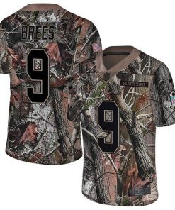 Nike Saints #9 Drew Brees Camo Stitched NFL Limited Rush Realtree Jersey