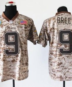 Nike Saints #9 Drew Brees Camo Stitched NFL New Elite USMC Jersey