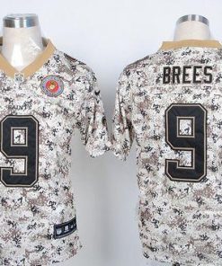 Nike Saints #9 Drew Brees Camo USMC Stitched NFL Elite Jersey