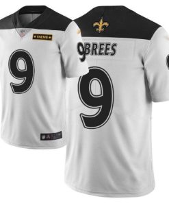 Nike Saints #9 Drew Brees White Stitched NFL Limited City Edition Jersey