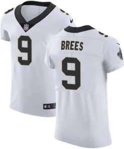 Nike Saints #9 Drew Brees White Stitched NFL Vapor Untouchable Elite Jersey