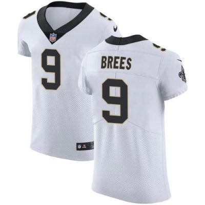 Nike Saints #9 Drew Brees White Stitched NFL Vapor Untouchable Elite Jersey