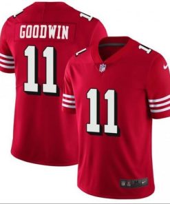 Nike San Francisco 49ers #11 Marquise Goodwin Red Team Color Stitched NFL Vapor Untouchable Limited II Jersey