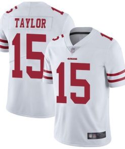 Nike San Francisco 49ers #15 Trent Taylor White Stitched NFL Vapor Untouchable Limited Jersey