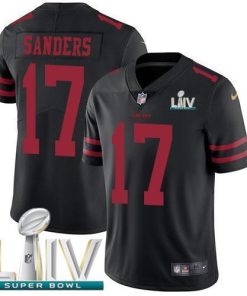 Nike San Francisco 49ers #17 Emmanuel Sanders Black Super Bowl LIV 2020 Alternate Stitched NFL Vapor Untouchable Limited Jersey