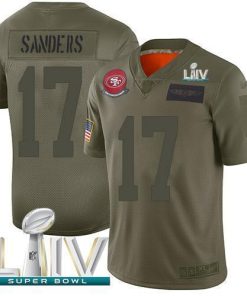 Nike San Francisco 49ers #17 Emmanuel Sanders Camo Super Bowl LIV 2020 Stitched NFL Limited 2019 Salute To Service Jersey