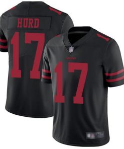 Nike San Francisco 49ers #17 Jalen Hurd Black Alternate Stitched NFL Vapor Untouchable Limited Jersey