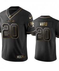 Nike San Francisco 49ers #20 Jimmie Ward Black Golden Limited Edition Stitched NFL Jersey