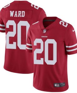 Nike San Francisco 49ers #20 Jimmie Ward Red Team Color Stitched NFL Vapor Untouchable Limited Jersey