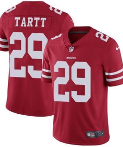 Nike San Francisco 49ers #29 Jaquiski Tartt Red Team Color Stitched NFL Vapor Untouchable Limited Jersey
