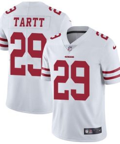 Nike San Francisco 49ers #29 Jaquiski Tartt White Stitched NFL Vapor Untouchable Limited Jersey