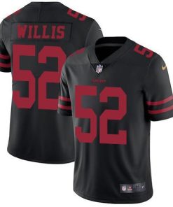 Nike San Francisco 49ers #52 Patrick Willis Black Alternate Stitched NFL Vapor Untouchable Limited Jersey