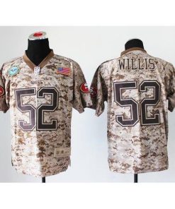 Nike San Francisco 49ers #52 Patrick Willis Camo Stitched NFL New Elite USMC Jersey