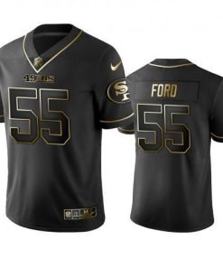 Nike San Francisco 49ers #55 Dee Ford Black Golden Limited Edition Stitched NFL Jersey