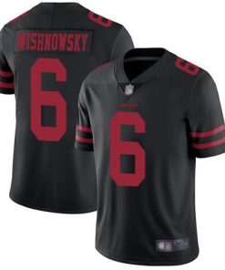 Nike San Francisco 49ers #6 Mitch Wishnowsky Black Alternate Stitched NFL Vapor Untouchable Limited Jersey