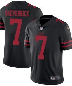 Nike San Francisco 49ers #7 Colin Kaepernick Black Alternate Stitched NFL Vapor Untouchable Limited Jersey