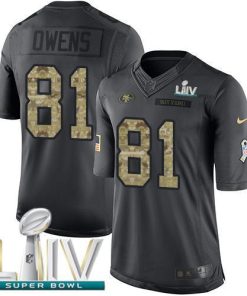 Nike San Francisco 49ers #81 Jordan Matthews Black Super Bowl LIV 2020 Stitched NFL Limited 2016 Salute to Service Jersey