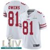 Nike San Francisco 49ers #81 Jordan Matthews White Super Bowl LIV 2020 Stitched NFL Vapor Untouchable Limited Jersey