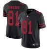 Nike San Francisco 49ers #81 Terrell Owens Black Alternate Stitched NFL Vapor Untouchable Limited Jersey