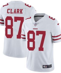 Nike San Francisco 49ers #87 Dwight Clark White Stitched NFL Vapor Untouchable Limited Jersey