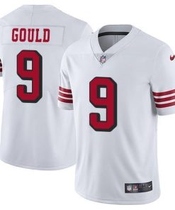 Nike San Francisco 49ers #9 Robbie Gould White Rush Stitched NFL Vapor Untouchable Limited Jersey