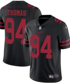 Nike San Francisco 49ers #94 Solomon Thomas Black Alternate Stitched NFL Vapor Untouchable Limited Jersey