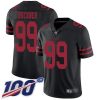Nike San Francisco 49ers #99 DeForest Buckner Black Alternate Stitched NFL 100th Season Vapor Limited Jersey