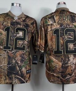Nike Seahawks #12 Fan Camo Stitched NFL Realtree Elite Jersey