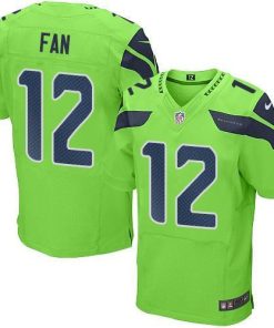 Nike Seahawks #12 Fan Green Stitched NFL Elite Rush Jersey