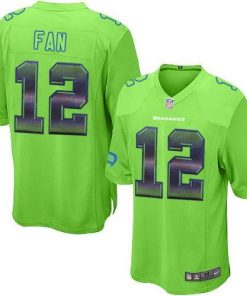 Nike Seahawks #12 Fan Green Alternate Stitched NFL Limited Strobe Jersey