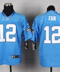 Nike Seahawks #12 Fan Light Blue Stitched NFL Elite Jersey