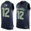 Nike Seahawks #12 Fan Steel Blue Team Color Stitched NFL Limited Tank Top Jersey