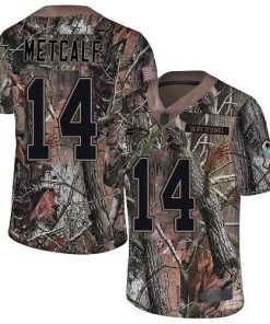 Nike Seahawks #14 D.K. Metcalf Camo Stitched NFL Limited Rush Realtree Jersey