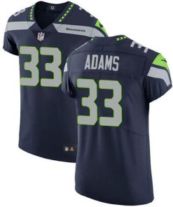 Nike Seahawks #33 Jamal Adams Steel Blue Team Color Stitched NFL Vapor Untouchable Elite Jersey