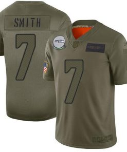 Nike Seahawks #7 Geno Smith Camo Stitched NFL Limited 2019 Salute To Service Jersey