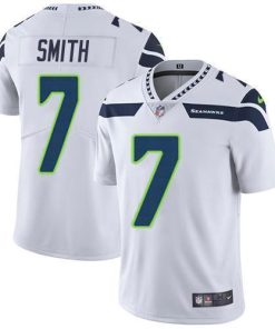 Nike Seahawks #7 Geno Smith White Stitched NFL Vapor Untouchable Limited Jersey